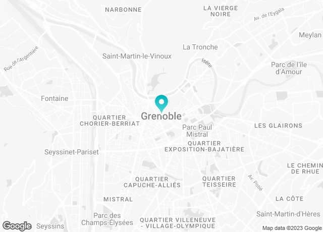 Localisation de l'agence Finance Conseil Grenoble