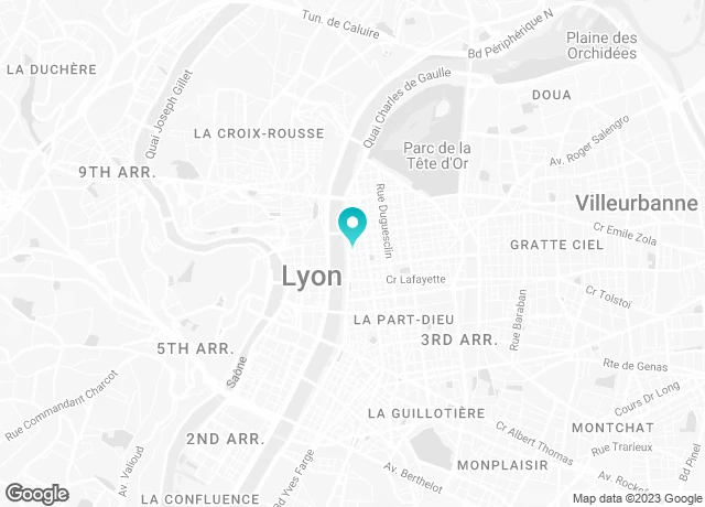 Localisation de l'agence Finance Conseil Lyon