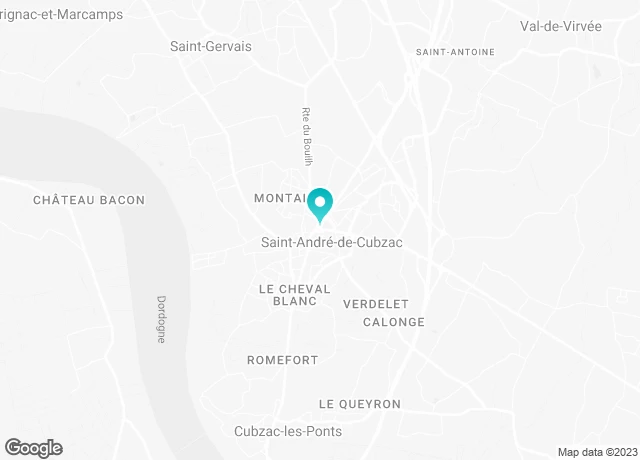 Localisation de l'agence Finance Conseil Saint-André-de-Cubzac