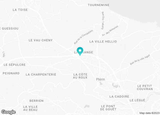 Localisation de l'agence Finance Conseil Saint-Brieuc (Plérin)