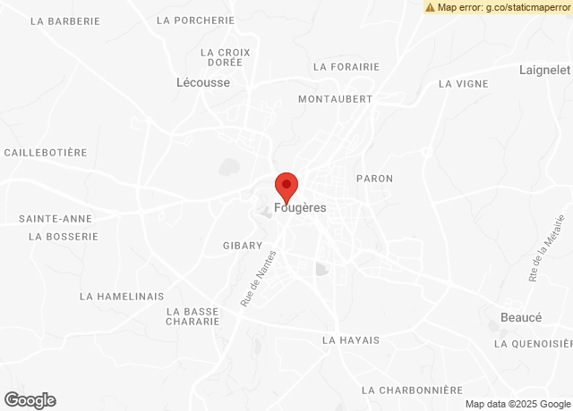 Localisation de l'agence Finance Conseil Fougères