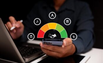 Illustration expliquant le scoring bancaire et les critères analysés par les banques pour évaluer le risque d’un emprunteur avant un prêt immobilier