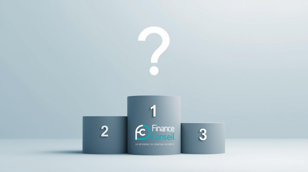 Meilleur courtier immobilier analysant un dossier de prêt et négociant un crédit auprès d’une banque